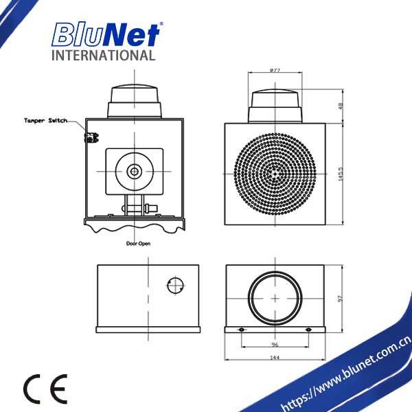 Outdoor Siren with stainless steel enclosure