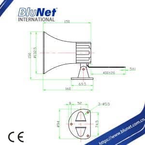 Electric Siren 20Watts ES-133T