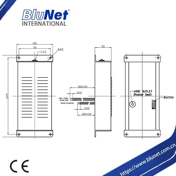 Outdoor Siren with Led EAS240