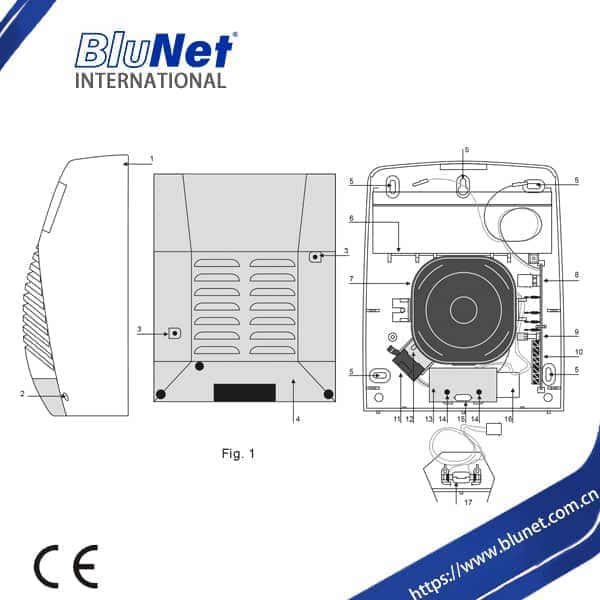Outdoor Siren with strobe light EAS-202