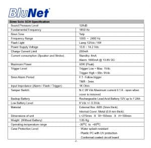 outdoor siren with strobe light