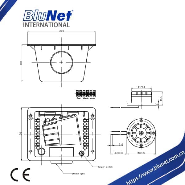 outdoor siren with strobe EAS2015